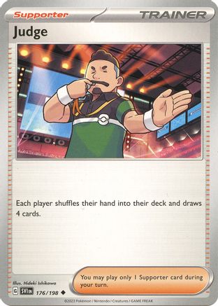 Judge (176/198) [Scarlet & Violet: Base Set] Reverse Holofoil