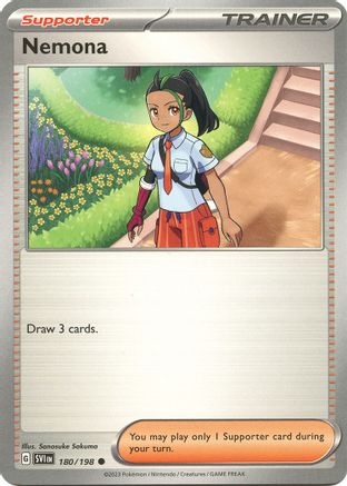 Nemona (180/198) [Scarlet & Violet: Base Set] Reverse Holofoil