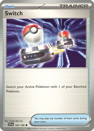 Switch (194/198) [Scarlet & Violet: Base Set] Reverse Holofoil