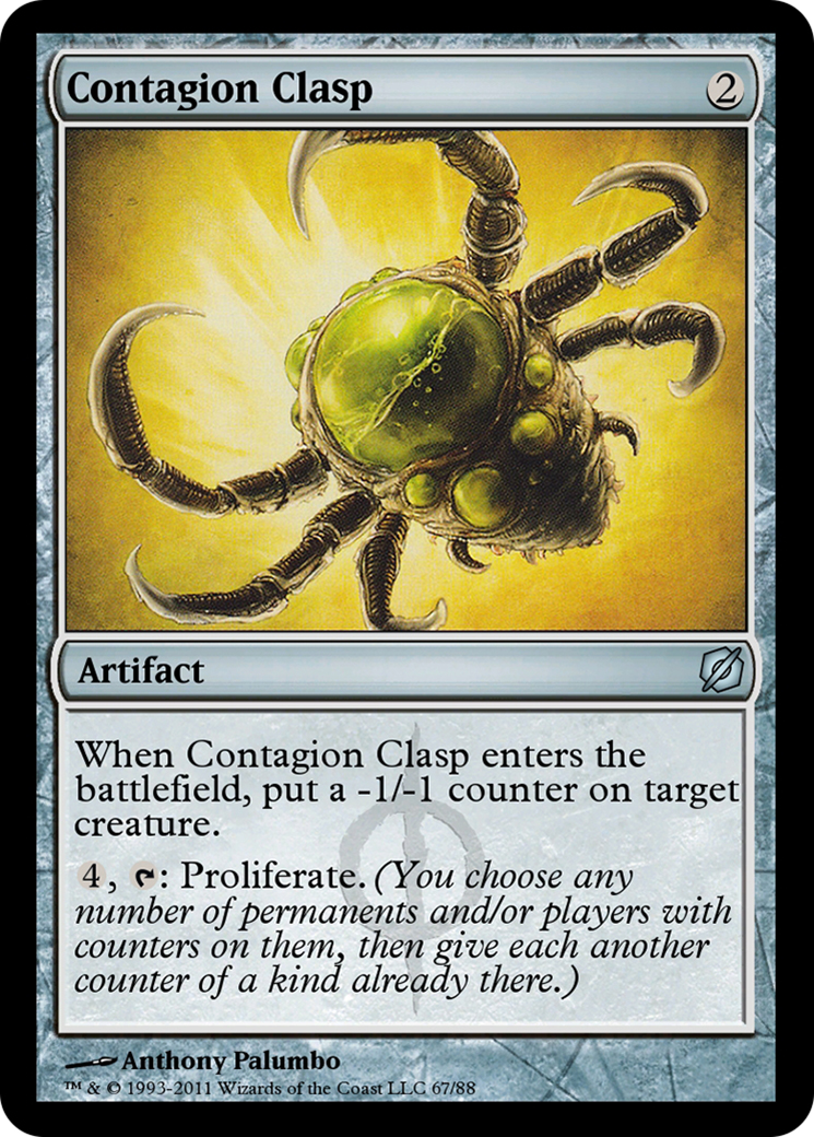 Contagion Clasp  [Duel Decks: Mirrodin Pure vs. New Phyrexia]