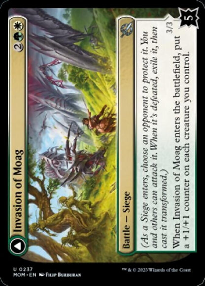 Invasion of Moag // Bloomweaver Dryads [March of the Machine] Foil