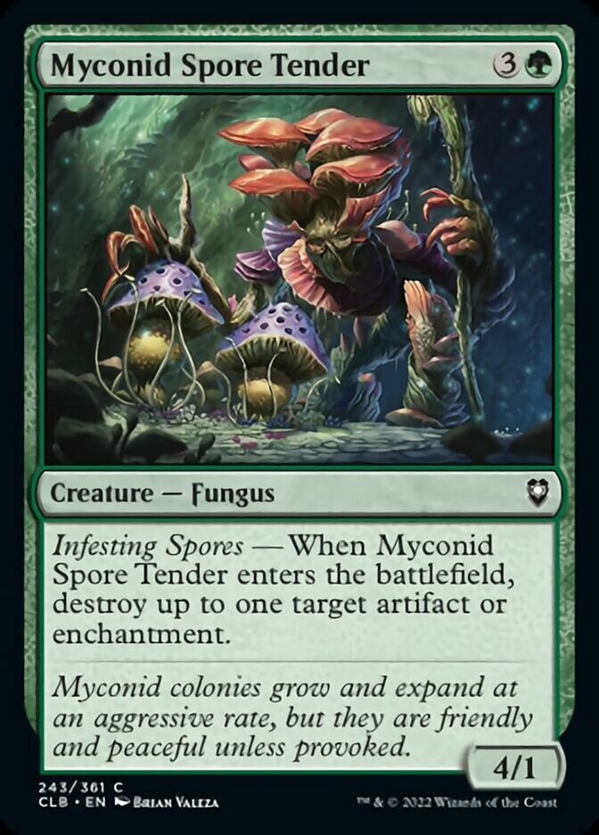 Myconid Spore Tender [Commander Legends: Battle for Baldur's Gate] Foil