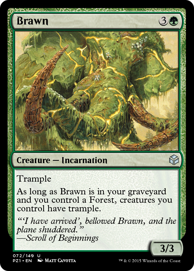 Brawn  [Legendary Cube Prize Pack] Foil