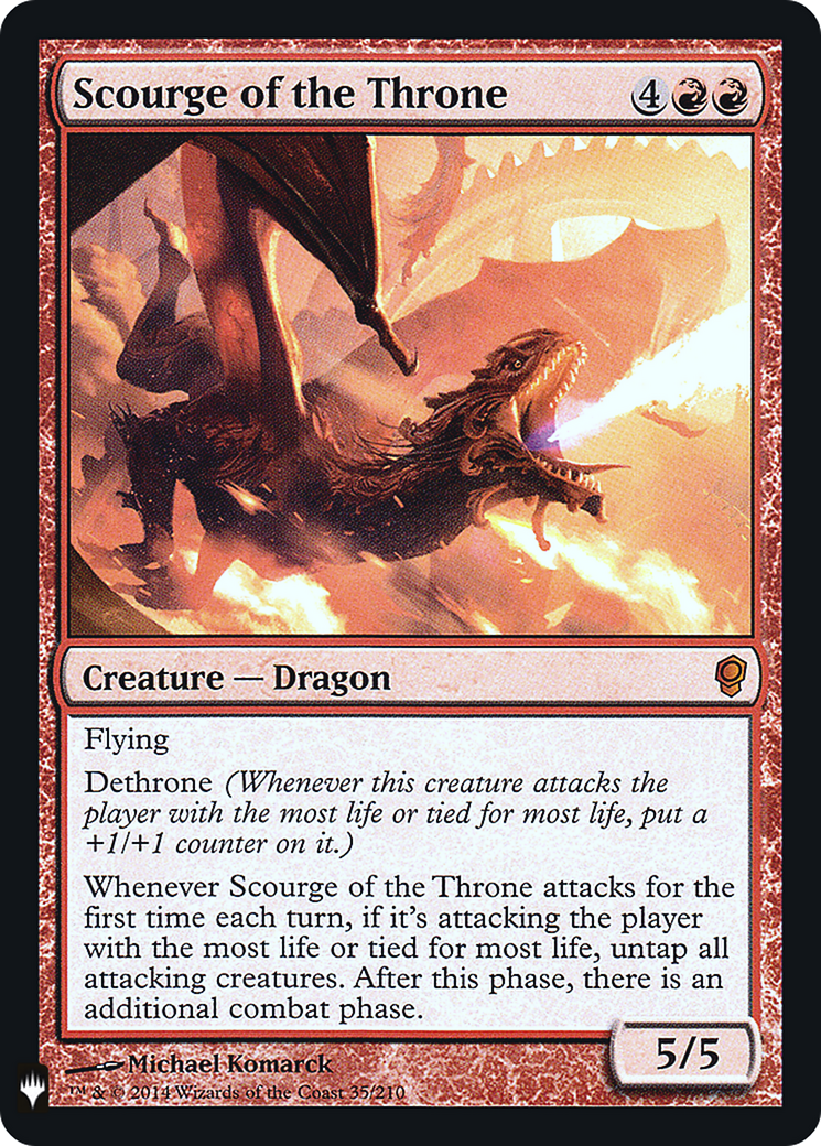 Scourge of the Throne  [The List] Foil