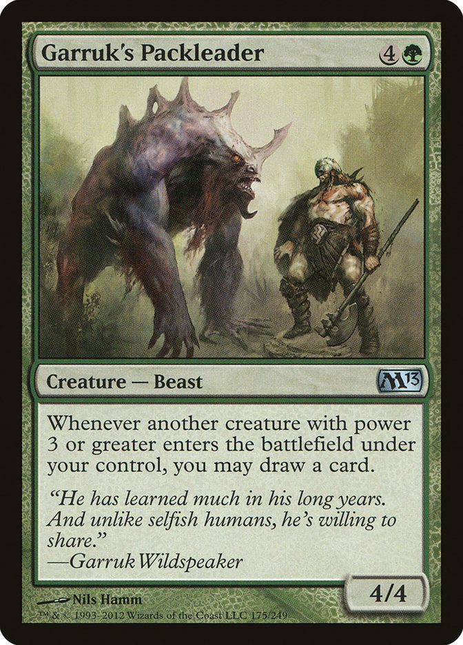 Garruk's Packleader [Magic 2013] Foil