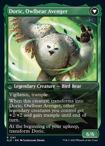 Doric, Nature's Warden // Doric, Owlbear Avenger [Secret Lair Drop Series] Foil