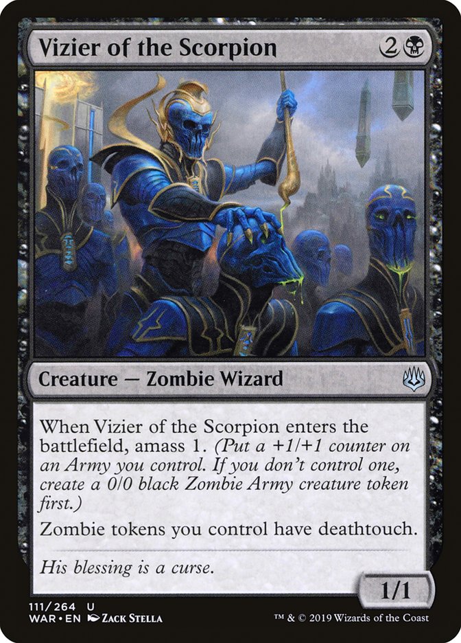 Vizier of the Scorpion [War of the Spark] Foil