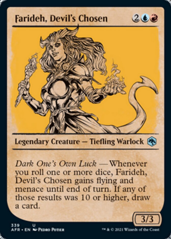 Farideh, Devil's Chosen (Showcase) [Dungeons & Dragons: Adventures in the Forgotten Realms] Foil