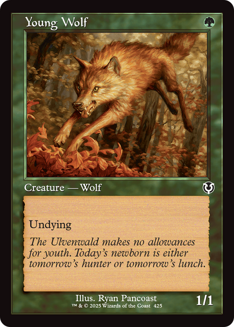 Young Wolf (Retro Frame) [Innistrad Remastered] Foil