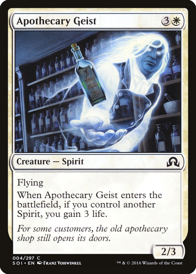 Apothecary Geist [Shadows over Innistrad] Foil