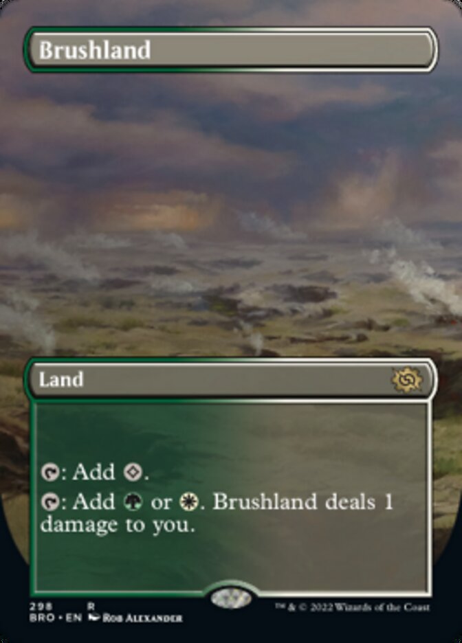 Brushland (Borderless Alternate Art) [The Brothers' War] Foil