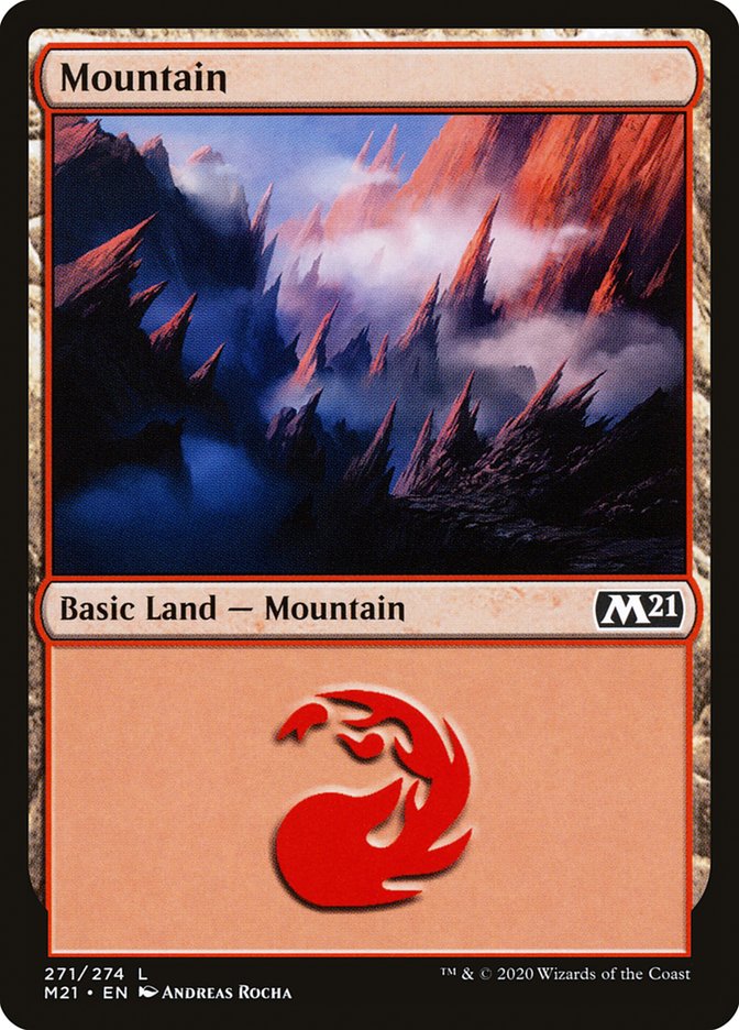 Mountain (271) [Core Set 2021] Foil