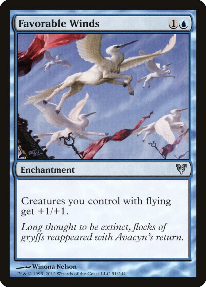 Favorable Winds [Avacyn Restored] Foil