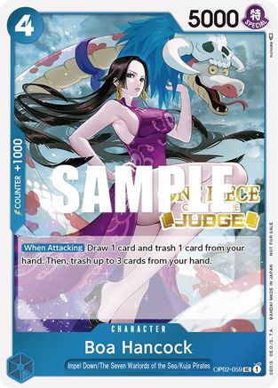 Boa Hancock (Judge) (OP02-059) - [One Piece Promotion Cards] Foil