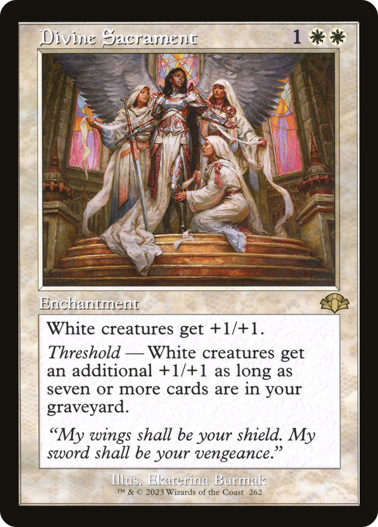 Divine Sacrament (Retro) [Dominaria Remastered] Foil