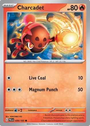 Charcadet (039/193) [Scarlet & Violet: Paldea Evolved] Reverse Holofoil