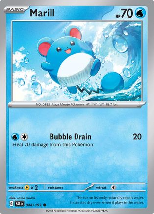 Marill (044/193) [Scarlet & Violet: Paldea Evolved] Reverse Holofoil