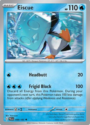 Eiscue (048/193) [Scarlet & Violet: Paldea Evolved] Reverse Holofoil
