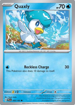 Quaxly (050/193) [Scarlet & Violet: Paldea Evolved] Reverse Holofoil