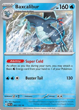 Baxcalibur (060/193) [Scarlet & Violet: Paldea Evolved] Reverse Holofoil