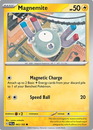 Magnemite (065/193) [Scarlet & Violet: Paldea Evolved] Reverse Holofoil