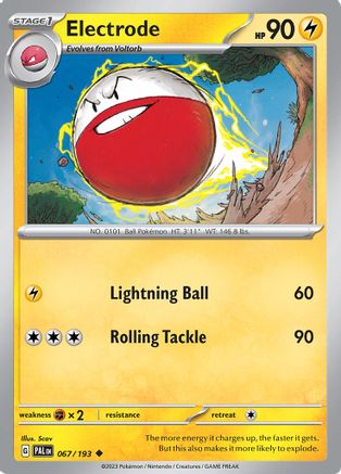Electrode (067/193) [Scarlet & Violet: Paldea Evolved] Reverse Holofoil