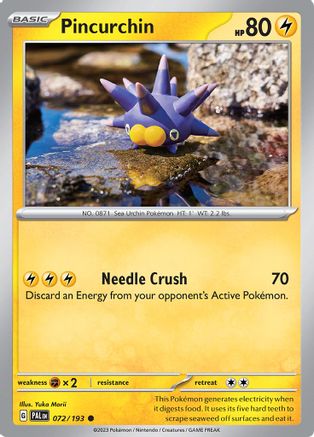 Pincurchin (072/193) [Scarlet & Violet: Paldea Evolved] Reverse Holofoil