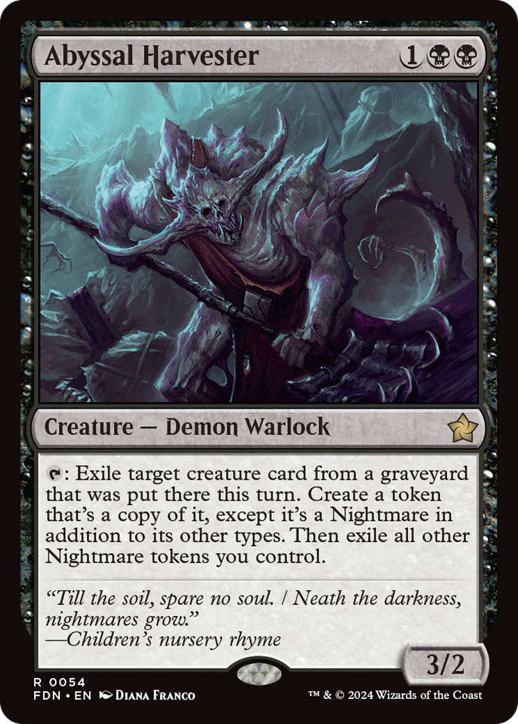 Abyssal Harvester [Foundations] Foil