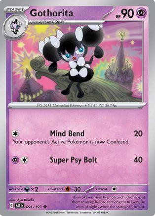 Gothorita (091/193) [Scarlet & Violet: Paldea Evolved] Reverse Holofoil