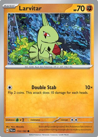 Larvitar (110/193) [Scarlet & Violet: Paldea Evolved] Reverse Holofoil