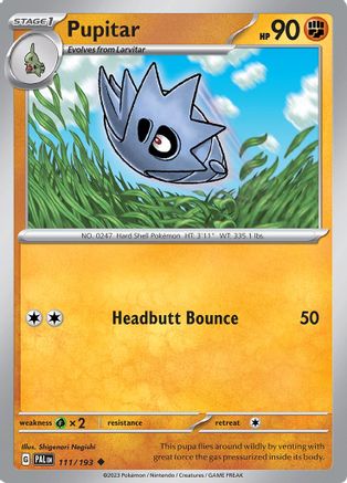 Pupitar (111/193) [Scarlet & Violet: Paldea Evolved] Reverse Holofoil