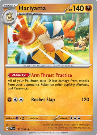 Hariyama (113/193) [Scarlet & Violet: Paldea Evolved] Reverse Holofoil
