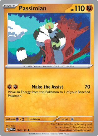 Passimian (118/193) [Scarlet & Violet: Paldea Evolved] Reverse Holofoil
