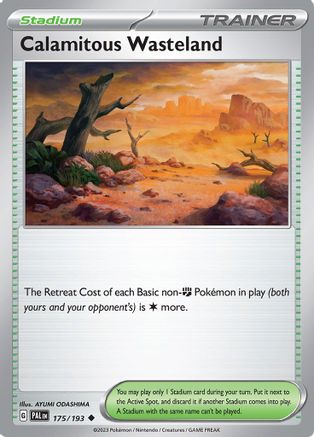 Calamitous Wasteland (175/193) [Scarlet & Violet: Paldea Evolved] Reverse Holofoil