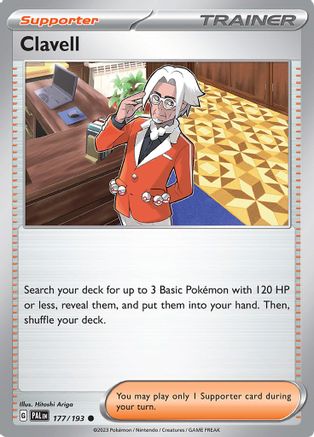 Clavell (177/193) [Scarlet & Violet: Paldea Evolved] Reverse Holofoil