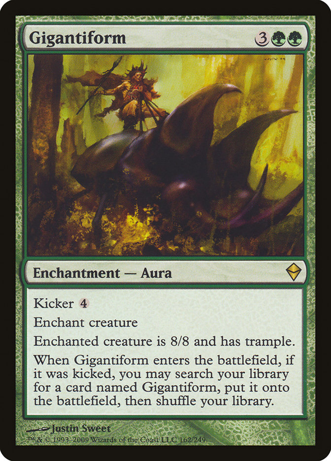 Gigantiform [Zendikar] Foil