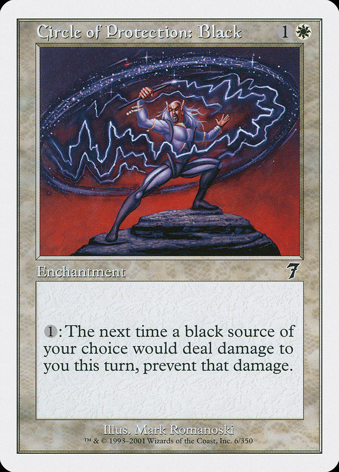 Circle of Protection: Black [Seventh Edition] Foil