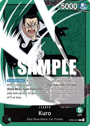 Kuro (OP03-021) - [Pillars of Strength]