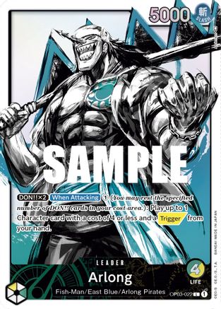 Arlong (Alternate Art) (OP03-022) - [Pillars of Strength] Foil