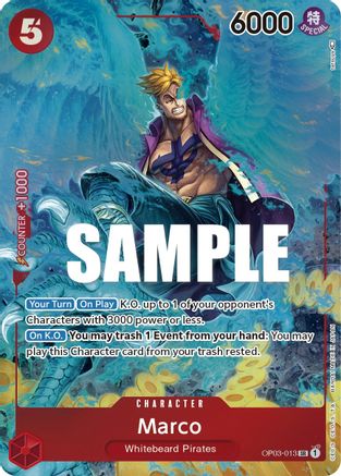Marco (Alternate Art) (OP03-013) - [Pillars of Strength] Foil