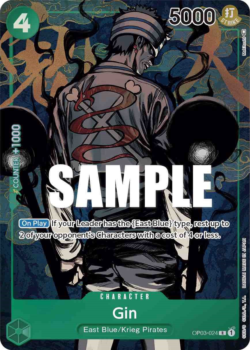 Gin (Alternate Art) (OP03-024) - [Pillars of Strength] Foil