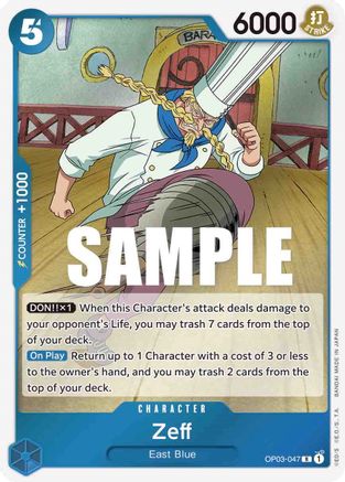 Zeff (OP03-047) - [Pillars of Strength] Foil