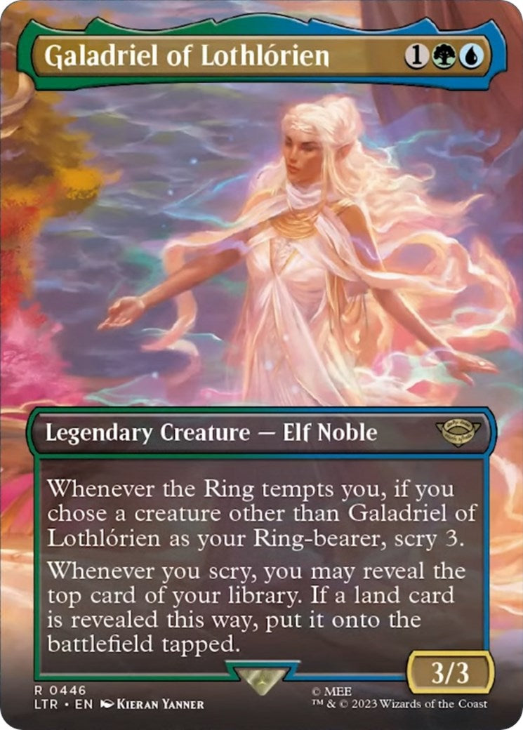 Galadriel of Lothlorien (Borderless Alternate Art) [The Lord of the Rings: Tales of Middle-Earth] Foil
