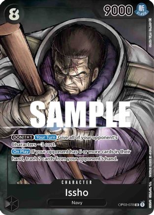 Issho (Alternate Art) (OP03-078) - [Pillars of Strength] Foil