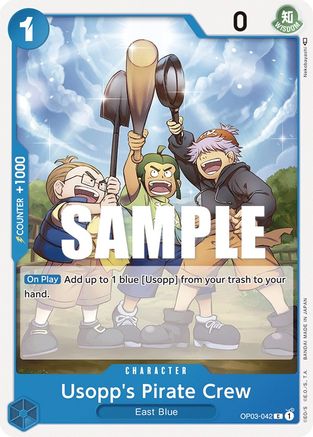 Usopp's Pirate Crew (OP03-042) - [Pillars of Strength]