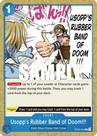Usopp's Rubber Band of Doom!!! (OP03-054) - [Pillars of Strength]