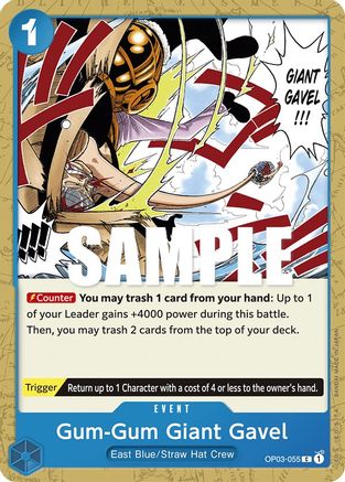 Gum-Gum Giant Gavel (OP03-055) - [Pillars of Strength]