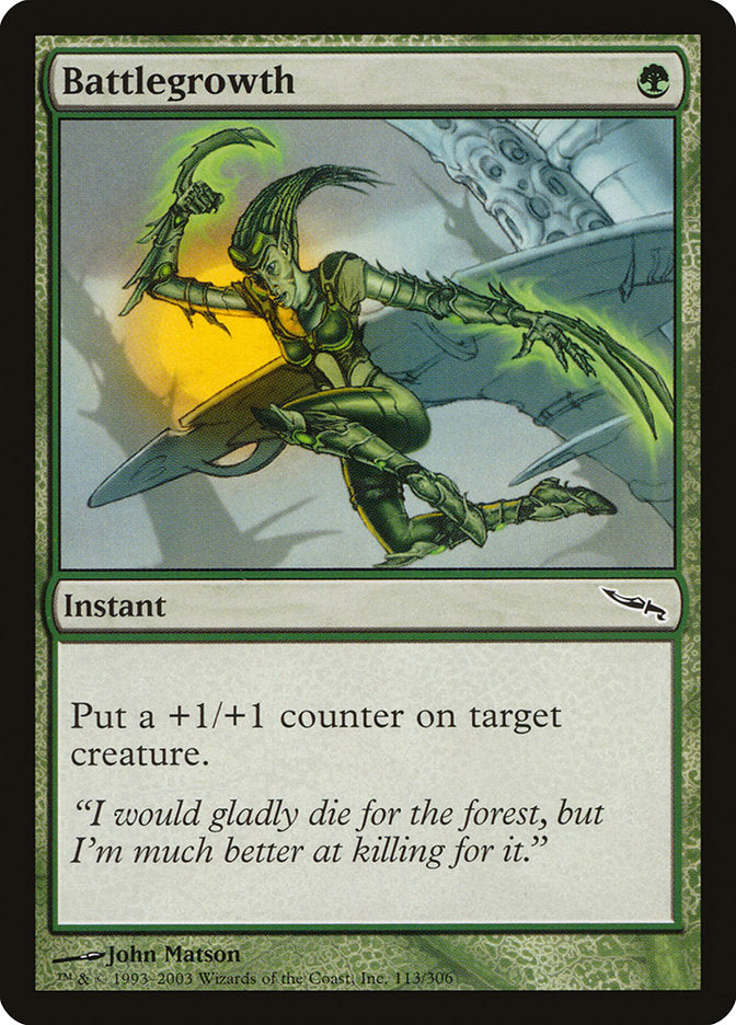 Battlegrowth [Mirrodin] Foil