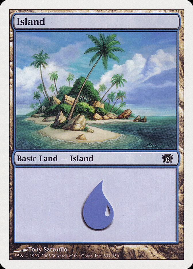 Island (337) [Eighth Edition] Foil