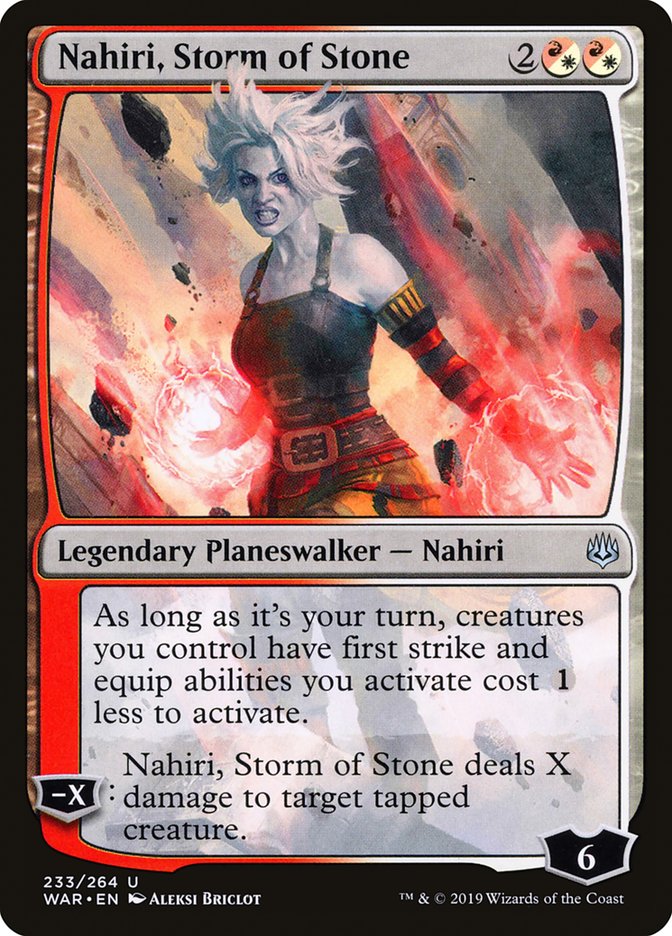 Nahiri, Storm of Stone [War of the Spark] Foil